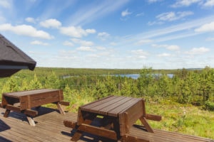 Kujalan kodalta upea maisema Nissinjärvelle